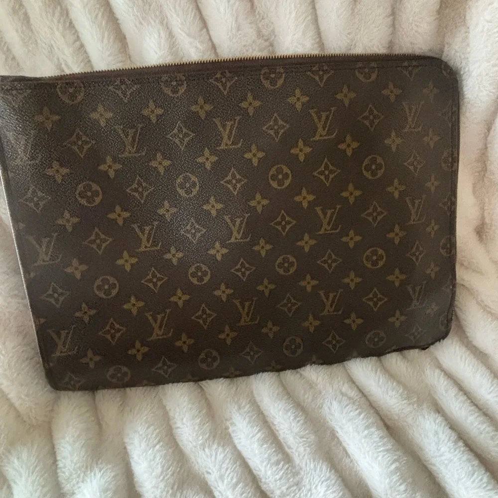 Louis Vuitton Brown Monogram Laptop Bag